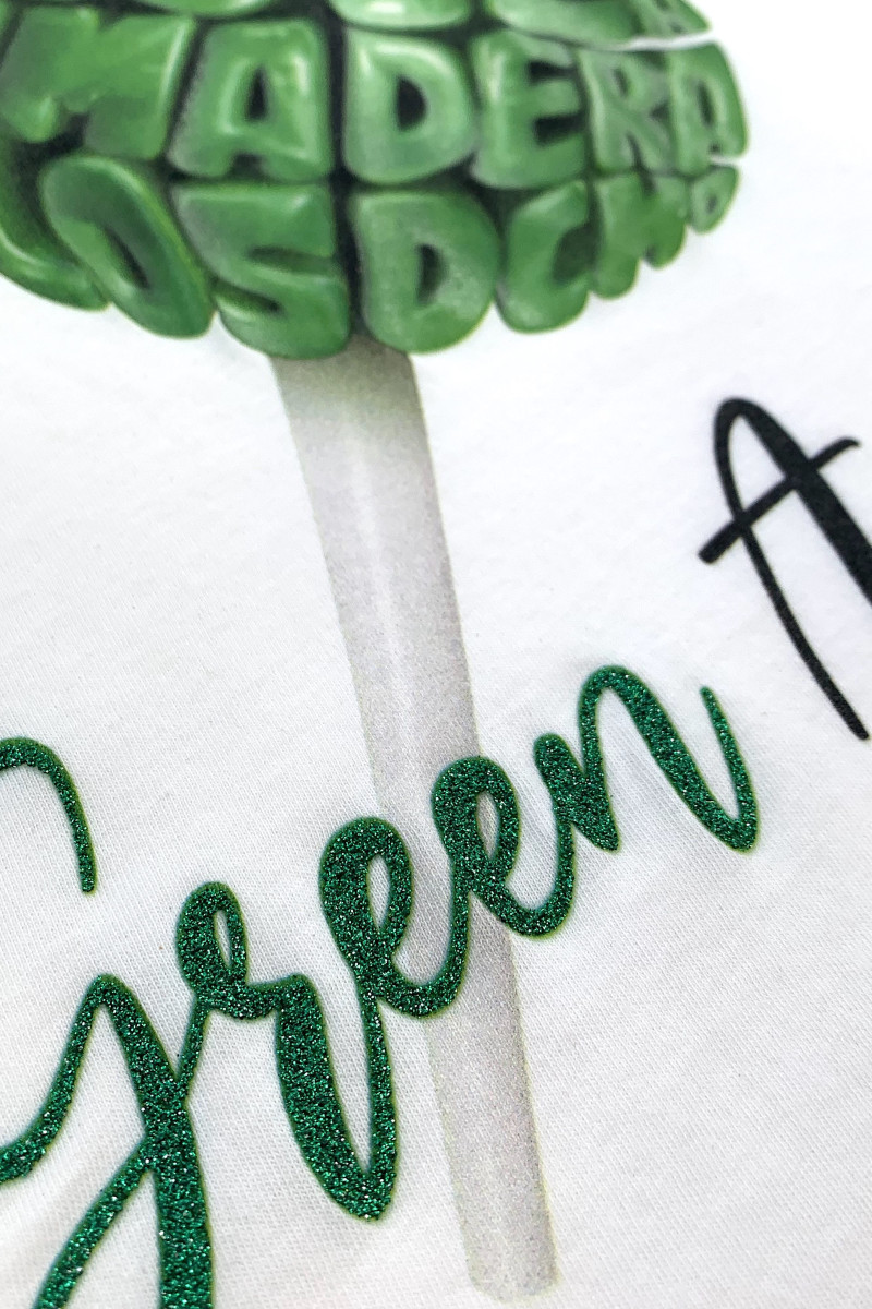 Бавовняна футболка Green Apple Vicolo