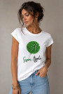 Бавовняна футболка Green Apple Vicolo
