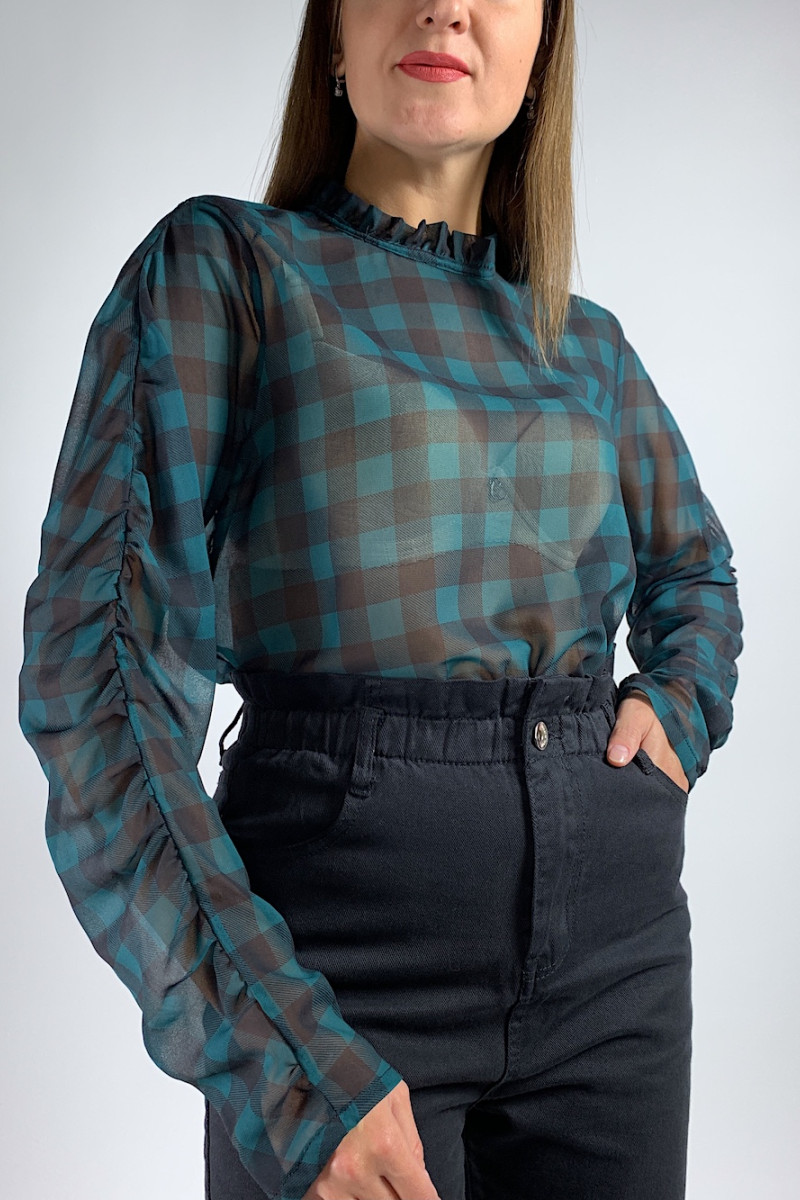 Блуза под горло итальянского бренда Imperial