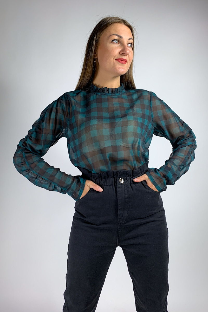 Блуза под горло итальянского бренда Imperial