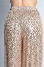Брюки в пайетках золотого цвета итальянского бренда Dixie