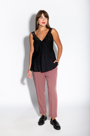 Брюки цвета античная роза с карманами итальянского бренда Imerial Брюки цвета античная роза с карманами итальянского бренда Imerial