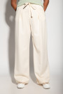 Молочные брюки свободного кроя итальянского бренда Dixie