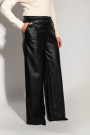 Брюки палаццо с еко кожи на флюсе итальянского бренда No-Na