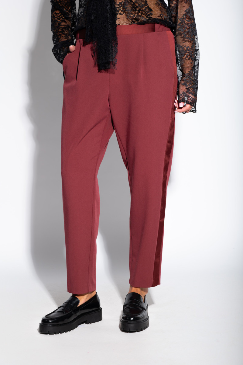 Брюки классические цвет марсала итальянского бренда Imperial