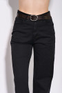 Чёрные прямые брюки итальянского бренда Dixie