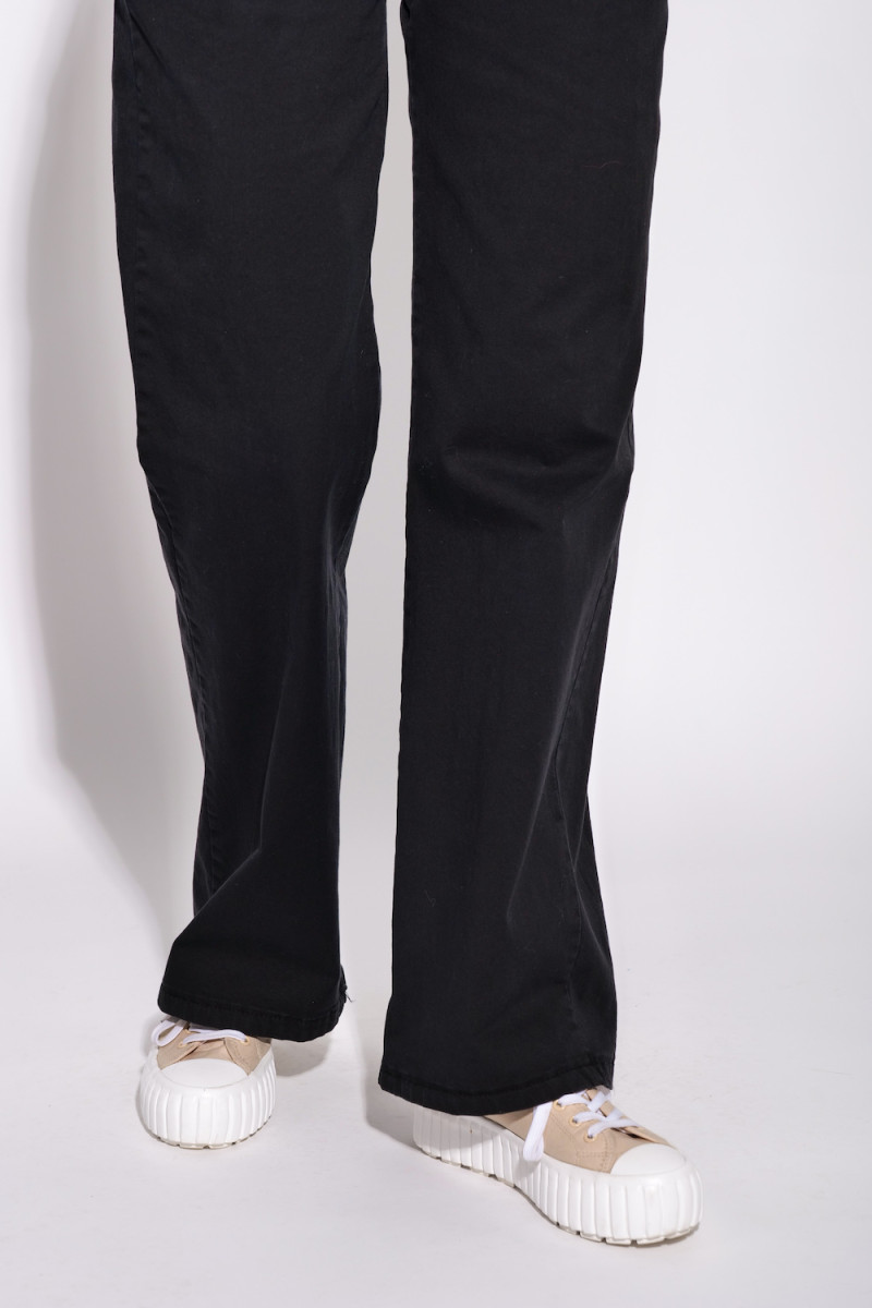 Чёрные прямые брюки итальянского бренда Dixie