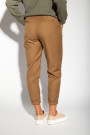 Брюки средней посадки цвет кэмэл итальянского бренда Joleen