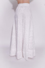 Белые брюки палаццо из хлопка итальянского бренда Dixie