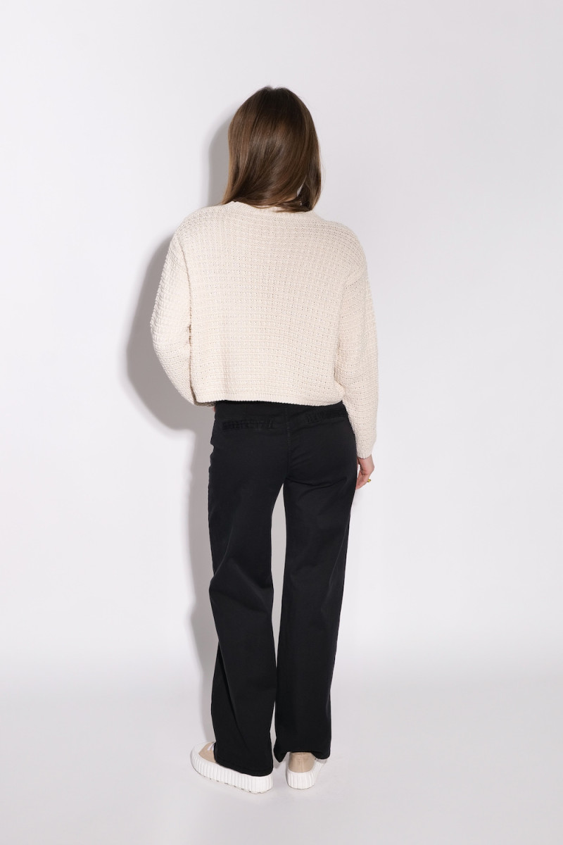 Чёрные прямые брюки итальянского бренда Dixie