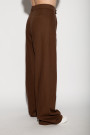 Коричневі літні брюки з льону та віскози італійського бренду Dixie