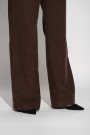 Коричневые брюки палаццо с карманами итальянского бренда Dixie
