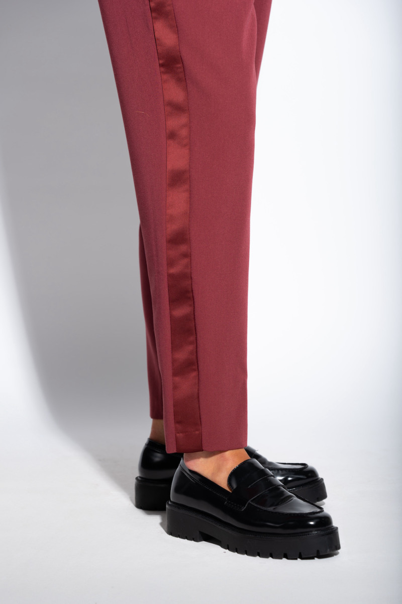 Брюки классические цвет марсала итальянского бренда Imperial