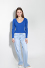 Синий джемпер от Joleen