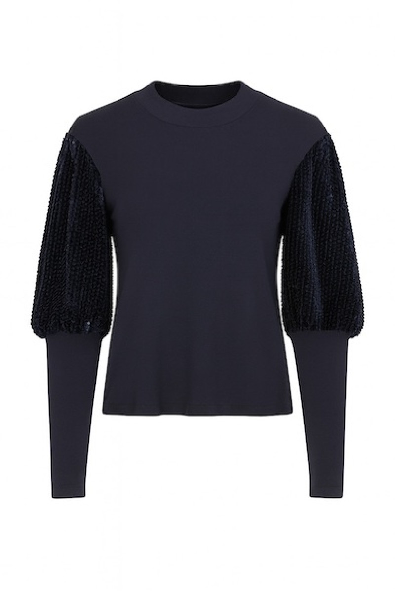 Джемпер Imperial из вискозы синего цвета