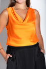 Яркий оранжевый топ итальянского бренда Joleen