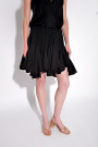 Чёрная короткая юбка из хлопка итальянского бренда Motel