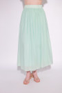 Тонкая хлопковая юбка ментоловая  итальянского бренда Imperial