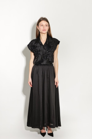  Чёрная юбка макси итальянского бренда Dixie