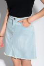 Короткая голубая джинсовая юбка итальянского бренда Dixie