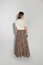 Юбка длины макси с кошачий принтом итальянского бренда Dixie