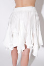 Белая короткая юбка из хлопка итальянского бренда Motel