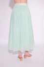 Тонкая хлопковая юбка ментоловая  итальянского бренда Imperial