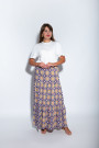 Юбка с абстрактным рисунком длины макси итальянского бренда Rinascimento