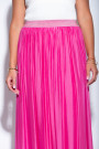 Длинная шёлковая юбка цвет фуксия итальянского бренда Joie Clair