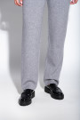 Серый трикотажный костюм брюки с джемпером итальянского бренда Motel