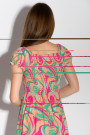 Короткое летнее платье с абстрактным рисунком итальянского бренда Motel