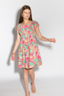 Короткое летнее платье с абстрактным рисунком итальянского бренда Motel