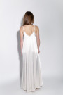 Молочное длинное платье  итальянского бренда No-Na