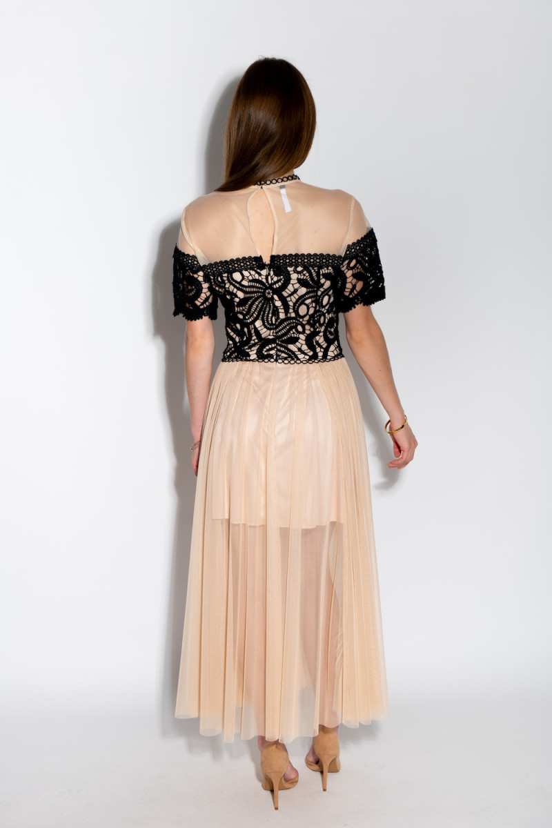 Нежное платье длины макси итальянского бренда Imperial