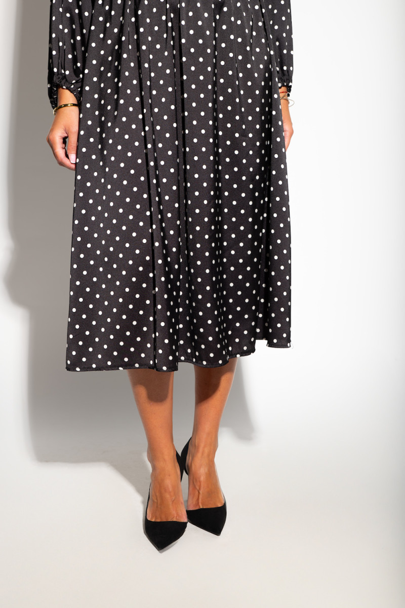 Платье в горох длина миди итальянского бренда  Dixie