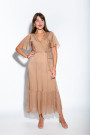 Бежевое платье итальянского бренда Joleen