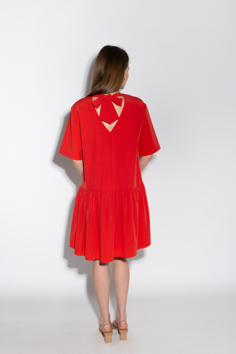 Красное платье мини итальянского бренда Imperial