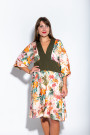Платье с цветочным принтом и рукавами 3/4 итальянского  бренда Imperial