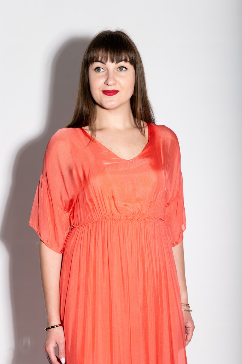 Длинное шёлковое платье итальянского бренда J-Claire