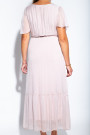 Нежно розовое шелковое платье итальянского бренда  Joleen