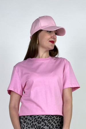 Нежно розовая кепка итальянского бренда No-Na