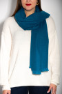 Шарф с шерстью бирюзового цвета итальянского бренда No-Na