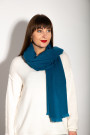 Шарф с шерстью бирюзового цвета итальянского бренда No-Na