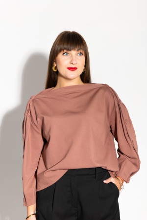 Свитшот с вискозы цвет античная роза итальянского бренда Imperial Свитшот с вискозы цвет античная роза итальянского бренда Imperial