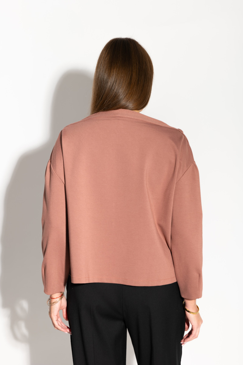 Свитшот с вискозы цвет античная роза итальянского бренда Imperial