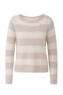 Свитер в молочно розовую полоску с кашемиром и шерстью итальянского бренда Motel