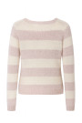 Свитер в молочно розовую полоску с кашемиром и шерстью итальянского бренда Motel