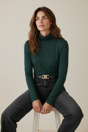 Лонгслив из кашемира и вискозы итальянского бренда Motel