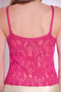 Яркий вязаный вискозный топ, цвет фуксия  Motel