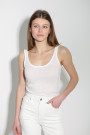 Белый топ с круглым вырезом итальянского бренда Motel